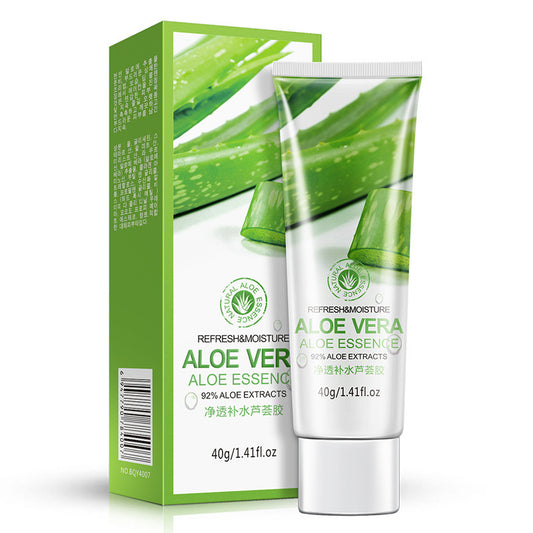 Hydrating Aloe Vera Gel Oil Control Moisturizing to Blackhead Shrinking Pore After Sun Soothing Skin Care