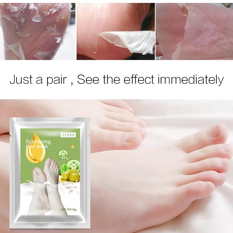 Aloe Vera Foot Mask Peeling For Legs Feet Mask Exfoliating Socks Scrub For Pedicure Anti Crack Heel Remove Skin Foot Patch